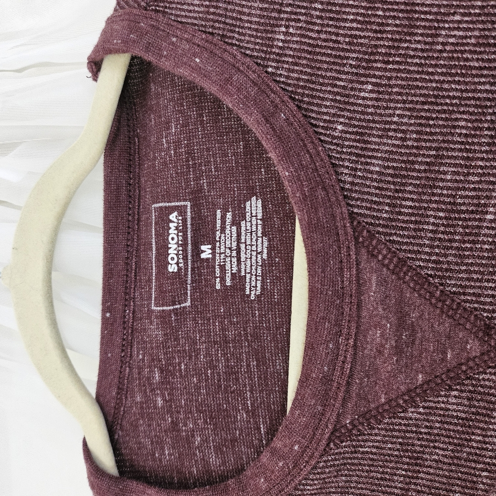 Sonoma Burgundy Knit Top